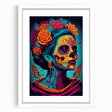 Vivid Catrina Elegance – Día de los Muertos Canvas Art