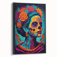 Vivid Catrina Elegance – Día de los Muertos Canvas Art