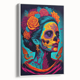 Vivid Catrina Elegance – Día de los Muertos Canvas Art