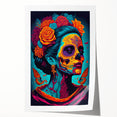 Vivid Catrina Elegance – Día de los Muertos Canvas Art