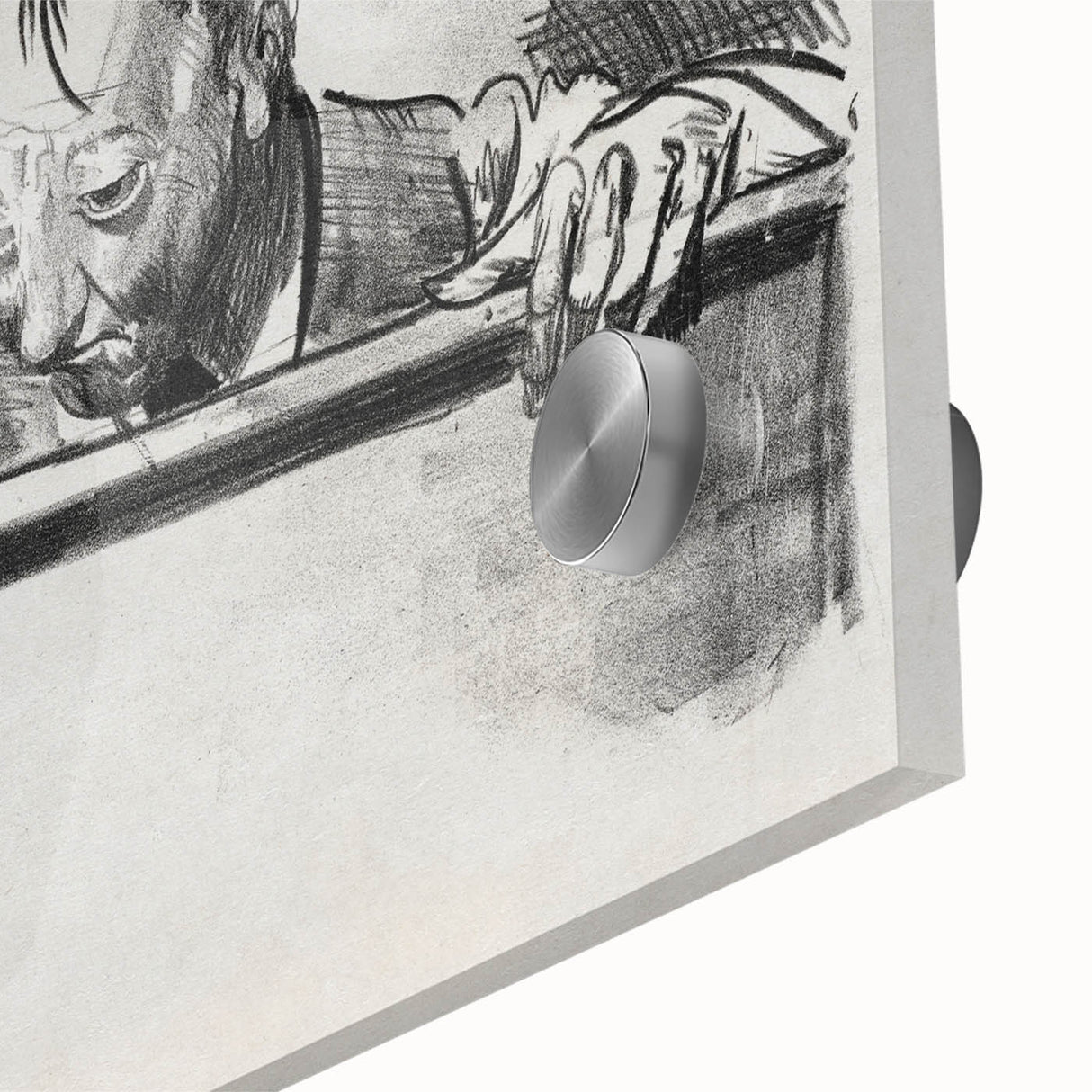 Expressive Sketch of Pool Player - Modern Art Print by George Bellows
