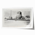 Expressive Sketch of Pool Player - Modern Art Print by George Bellows