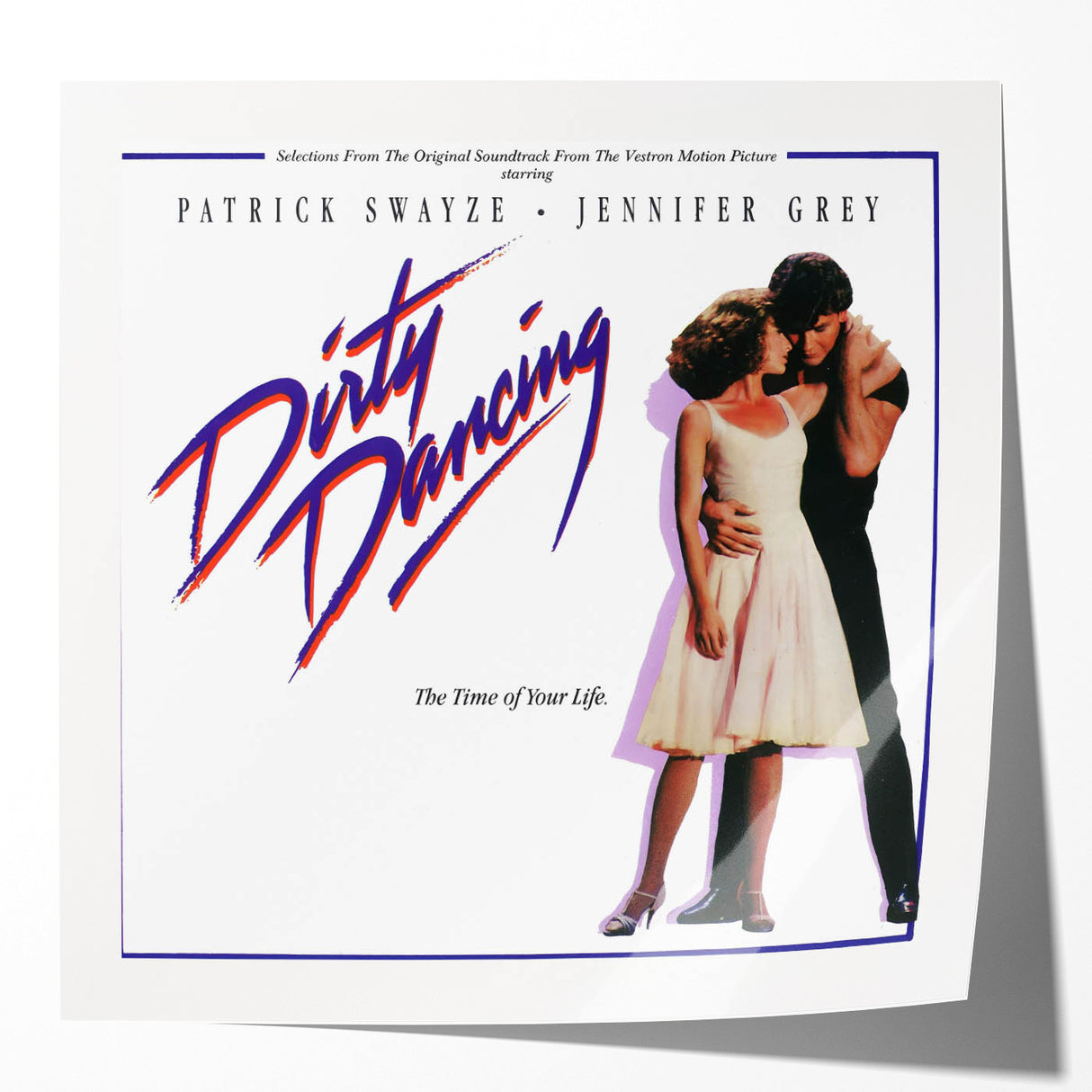 Retro Wall Art – Dirty Dancing Soundtrack Album Canvas Print