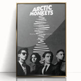 Arctic Monkeys Retro Poster – Vintage Black & White Wall Art