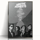 Arctic Monkeys Retro Poster – Vintage Black & White Wall Art