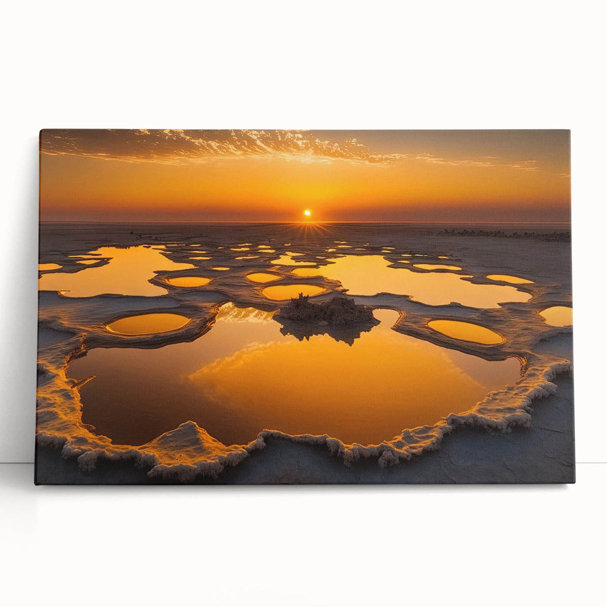 Black and white acrylic print of Ethiopian landscape, ideal for kitchen wall art or bedroom ambiance.