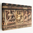 Large stretched canvas featuring a vibrant scene of Bangladesh's landscape, ideal for kitchen wall art.