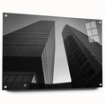 Acrylic print of a European landscape in muted earth tones, ideal for dining room decor.