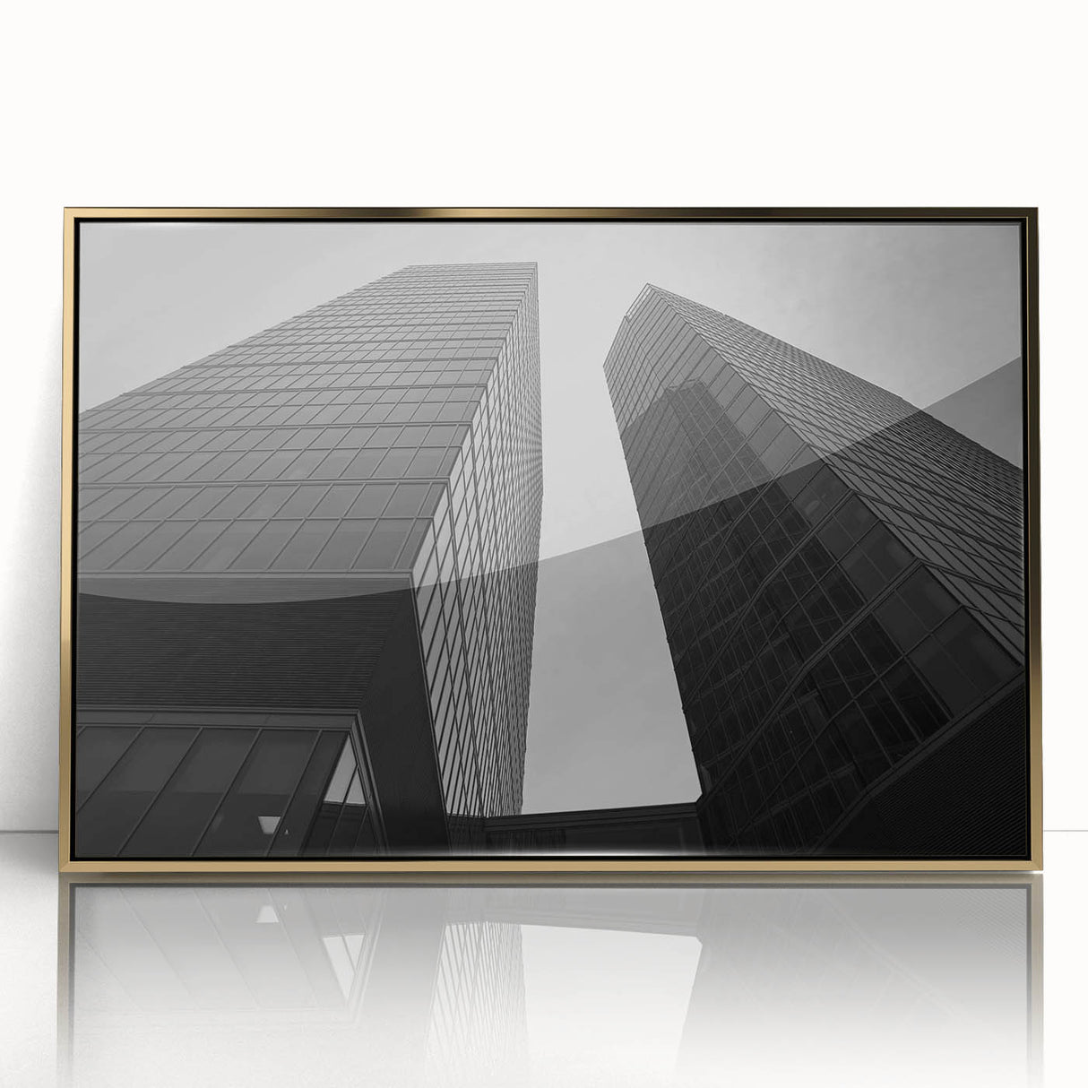 Art deco poster featuring a serene Polish landscape in muted gold tones on acrylic, ideal for nursery wall art.
