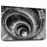 Acrylic print of the Vatican scenery in muted earth tones, ideal for dining room decor.