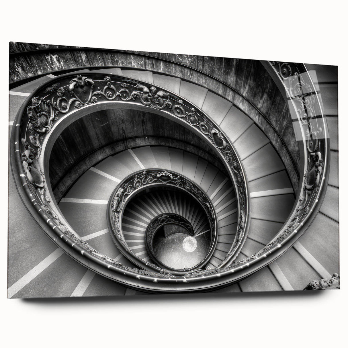 Acrylic print of the Vatican scenery in muted earth tones, suitable for bedroom or dining room decor.