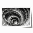 Rolled print of the Vatican scenery in muted earth tones, ideal for art wall dining room.