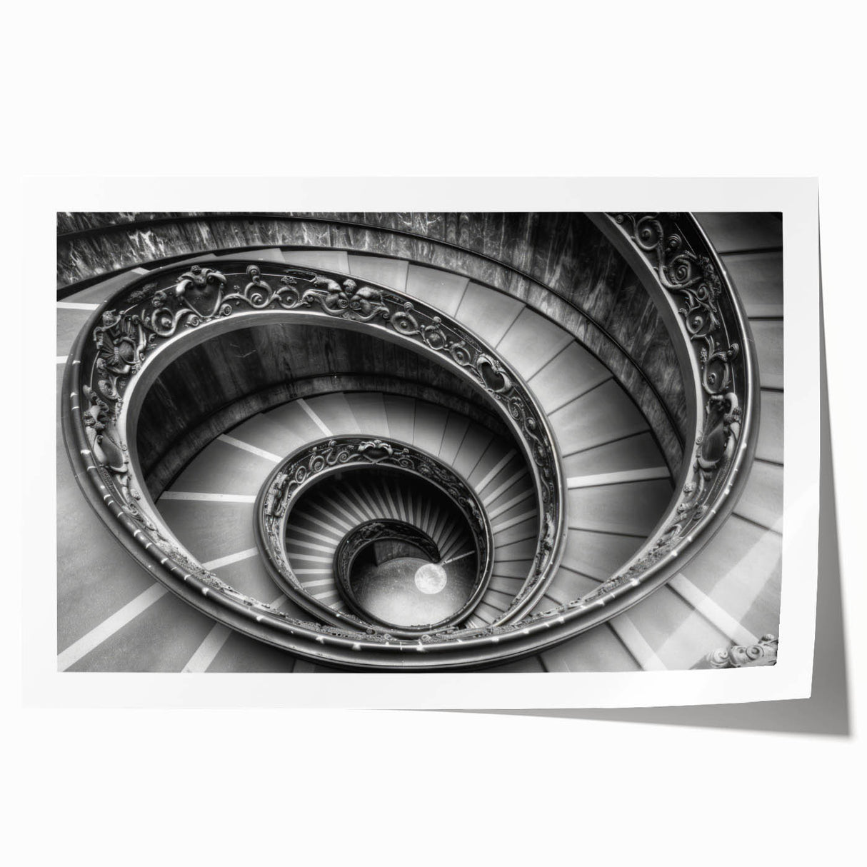 Rolled print of the Vatican scenery in muted earth tones, ideal for art wall dining room.