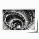 Rolled print of the Vatican scenery in muted earth tones, ideal for art wall dining room.
