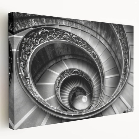 Vatican scenery on large stretched canvas with muted earth tones, ideal for kitchen wall art.