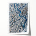 Extra large rolled print of Canterbury, New Zealand scenery with vibrant green and blue tones.