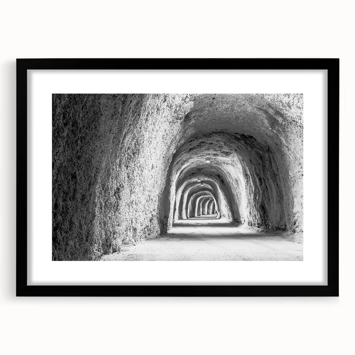 Extra large abstract art print depicting a colorful, textured Idaho scenery on a framed black mat.