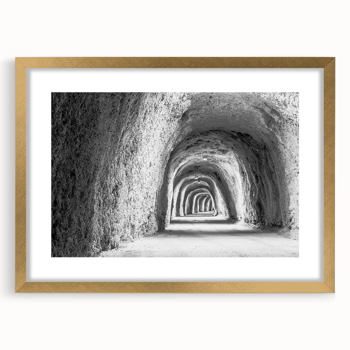 Extra large abstract art print featuring textured scenery of Idaho in gold frame, ideal for living room decor.