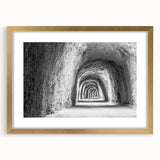 Extra large abstract art print featuring textured scenery of Idaho in gold frame, ideal for living room decor.