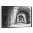 Black and white landscape art of Idaho scenery on framed canvas, ideal for bedroom wall decor.