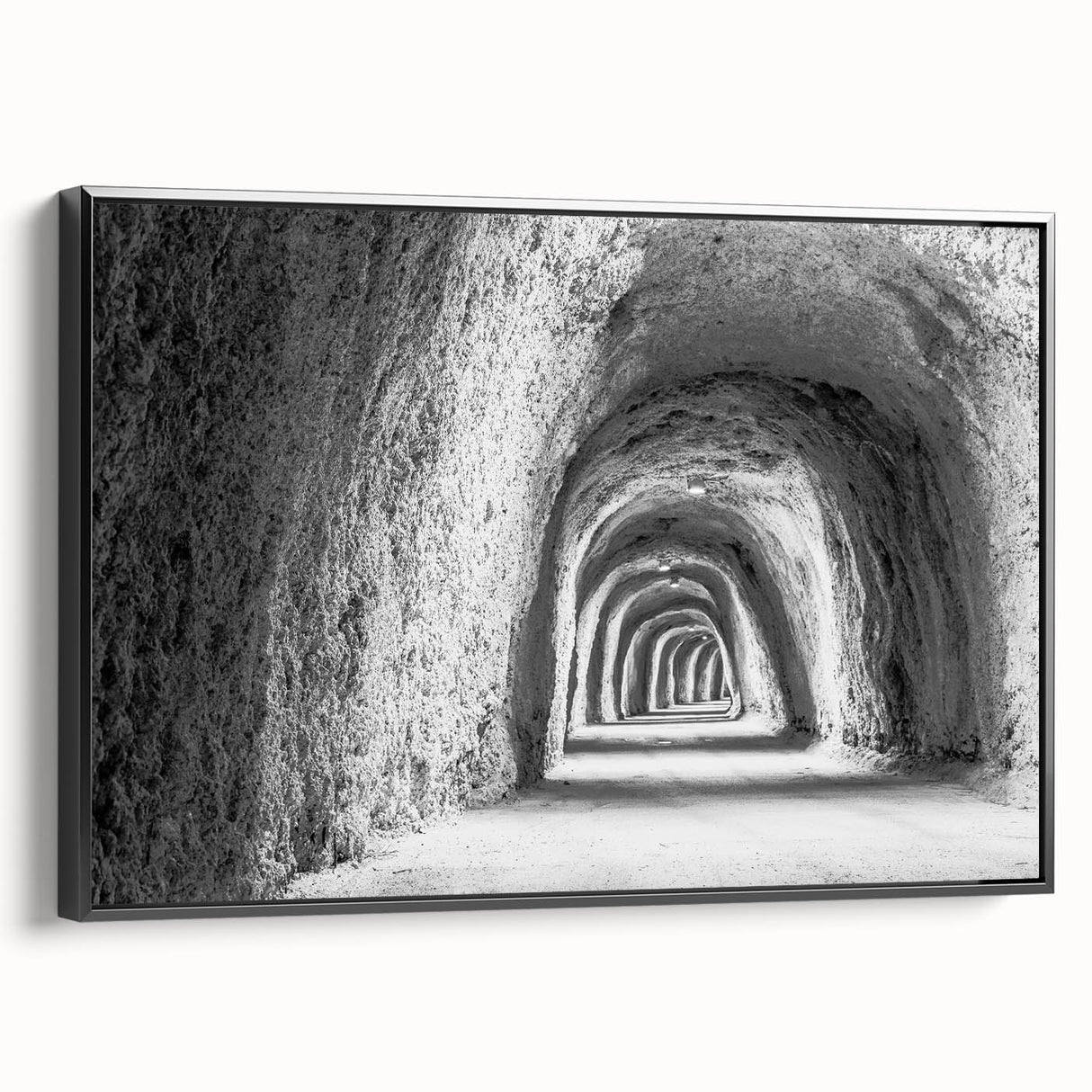Black and white landscape art of Idaho scenery on framed canvas, ideal for bedroom wall decor.