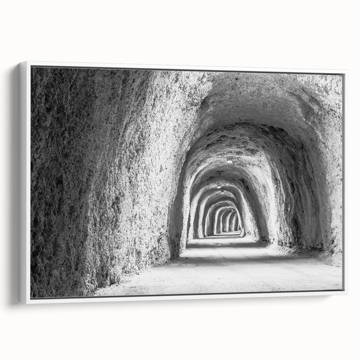Vintage poster art of Idaho scenery on extra large framed canvas, featuring colorful art against a black background.