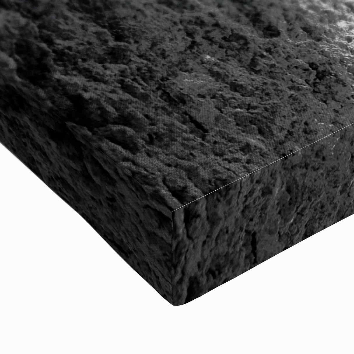 Large art of Idaho landscape in black and white on stretched canvas, suitable for bedroom wall decor.