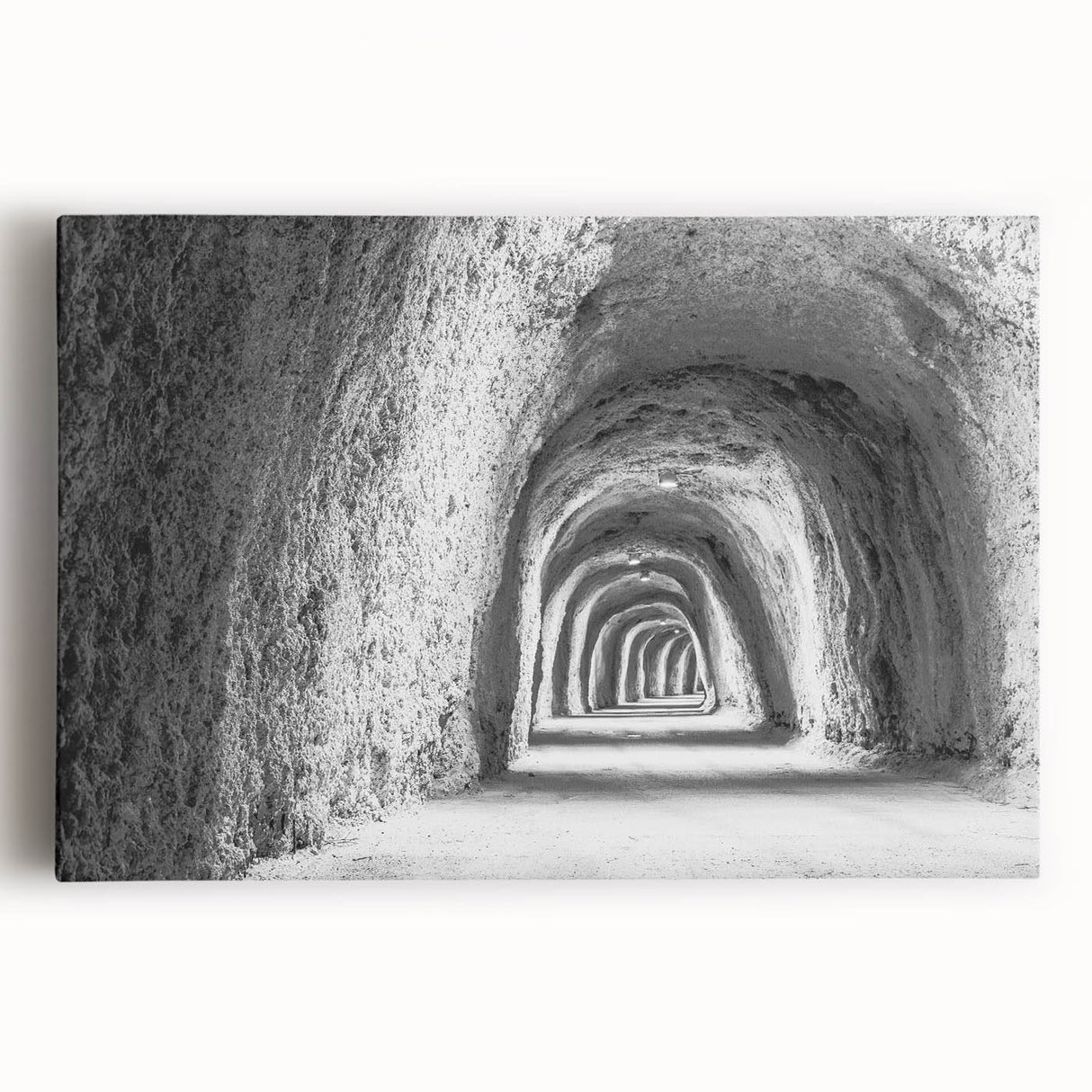 Black and white scenic photograph of Idaho landscape on large stretched canvas, ideal for kitchen wall art.