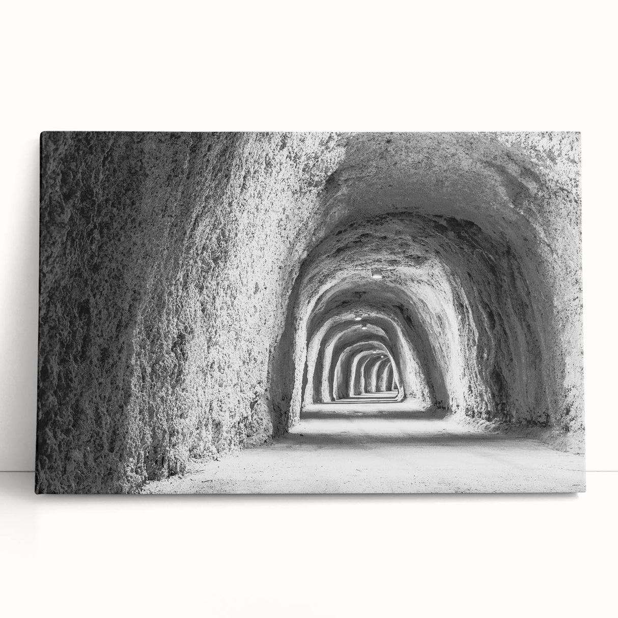 Large black and white stretched canvas featuring a serene Idaho landscape, ideal for kitchen wall art or bedroom ambiance.