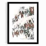 Extra large abstract art print featuring textured, colorful swirls on a black framed canvas, ideal for living room decor.