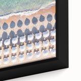 Extra large black canvas wall art featuring a colorful, textured abstract design, ideal for living room decor.