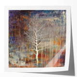 Abstract floral design print showcasing vibrant colors and intricate patterns, professionally finished on glossy paper to enhance visual appeal. Perfect for modern home decor and art enthusiasts seeking a touch of elegance.