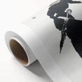 Woman with an Umbrella Realism Art Print - Monochrome Canvas Decor