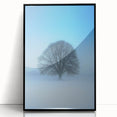 Abstract landscape artwork framed in black acrylic, showcasing vibrant colors and dynamic shapes, ideal for modern home decor and artistic expression.