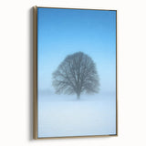 Framed abstract landscape canvas art with gold accents, showcasing a modern design that enhances interior decor. Ideal for living rooms and offices.