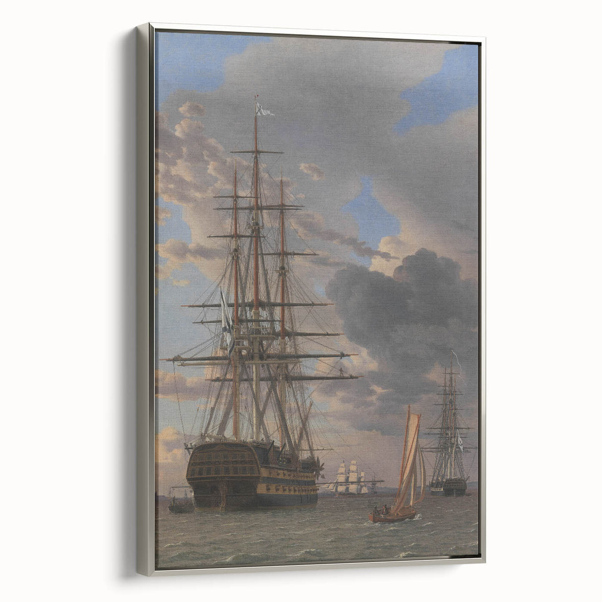 Russian Liner Asow Realism Art Print - Maritime Classical Canvas Decor