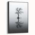 Framed abstract landscape canvas artwork showcasing a black edge, ideal for modern home decor. The piece features vibrant colors and dynamic shapes, enhancing any interior setting. Perfect for art enthusiasts looking to elevate their space with contemporary design.