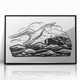 Expressionist Art - Seagull and Steamship at Sea by Leo Gestel