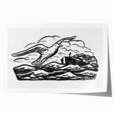 Expressionist Art - Seagull and Steamship at Sea by Leo Gestel