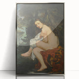 Impressionist Nude Wall Art - La Nymphe Surprise by Manet, Elegant Print