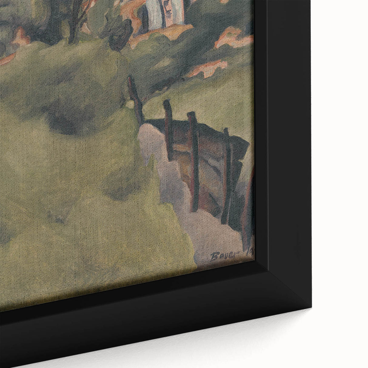 Modern Wall Art - Scenic Contemporary Art Print of Kosice’s Countryside