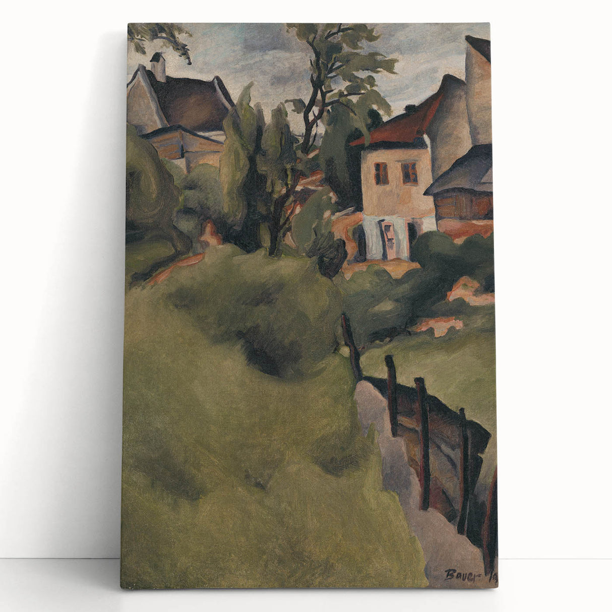 Modern Wall Art - Scenic Contemporary Art Print of Kosice’s Countryside