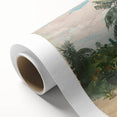 Native Hut at Nassau Realism Art Print - Tropical Landscape Canvas Decor