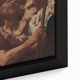 Romanticism Art: Saint Christopher with Christ - Classic Romantic Painting