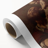 Romanticism Art: Saint Christopher with Christ - Classic Romantic Painting