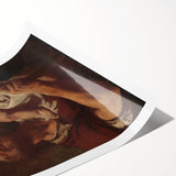 Romanticism Art: Saint Christopher with Christ - Classic Romantic Painting