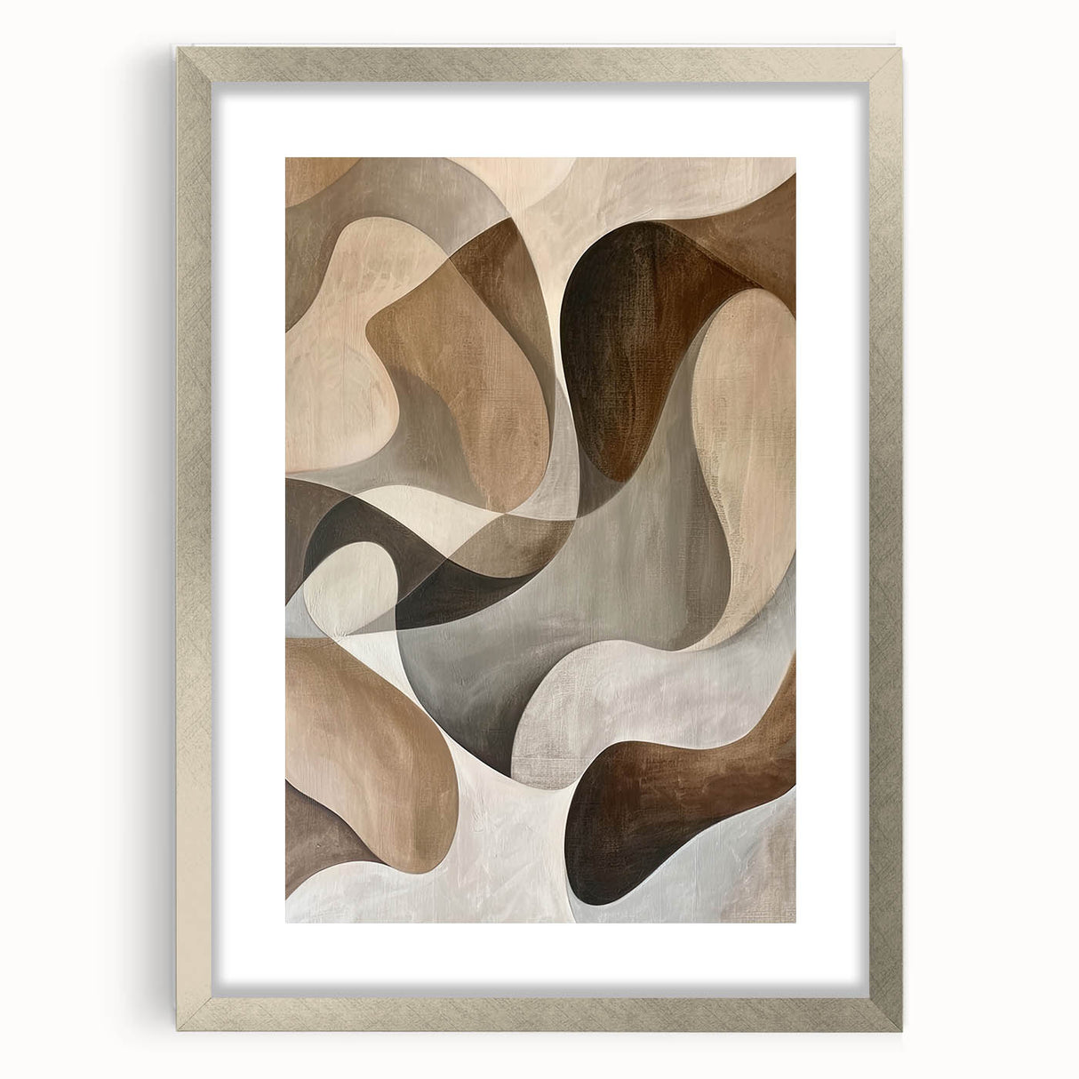 Acrylic Dining Room Artwork - Earthy Abstract Wall Art