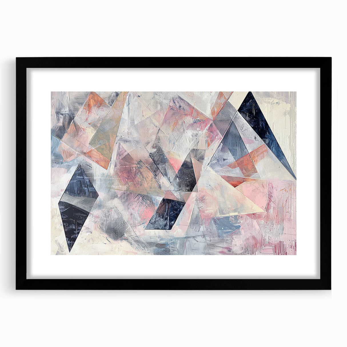 Modern Abstract Geometric Wall Art – Contemporary Canvas Print