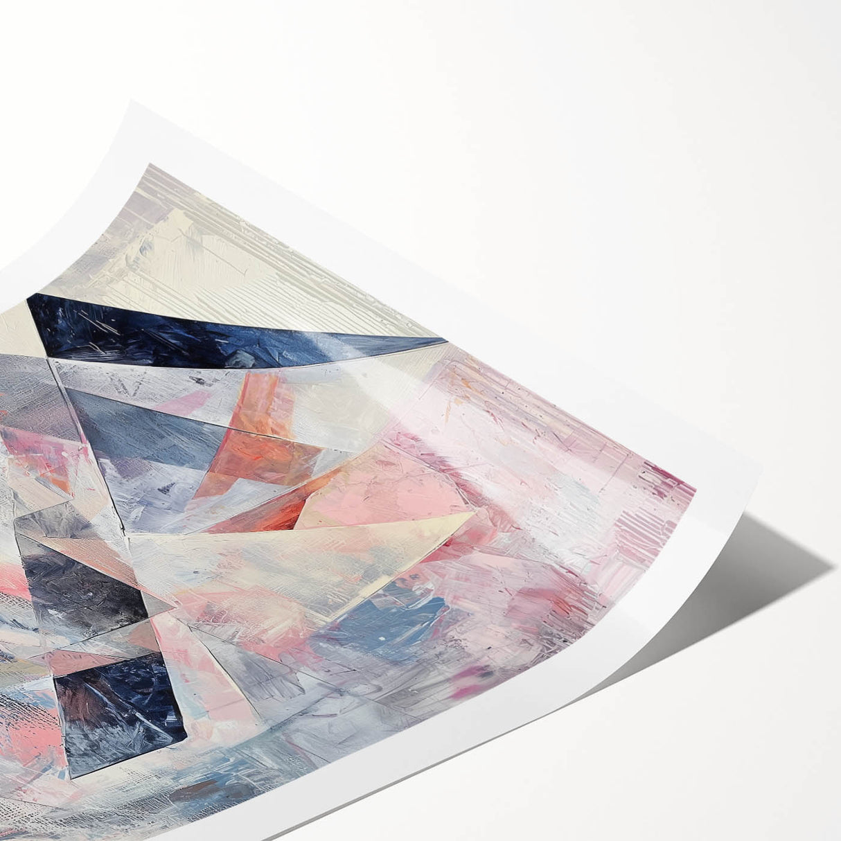 Modern Abstract Geometric Wall Art – Contemporary Canvas Print