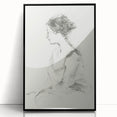 Abstract figurative art piece in a sleek black frame, showcasing vibrant colors and dynamic shapes that evoke emotion, perfect for modern home decor.